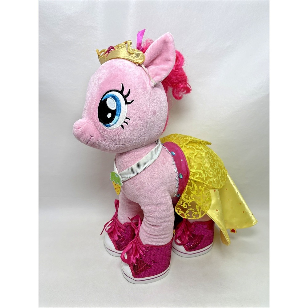 Build A Bear My Little Pony Pinkie Pie Plush Royal Wedding Cape Crown Shoes 2013